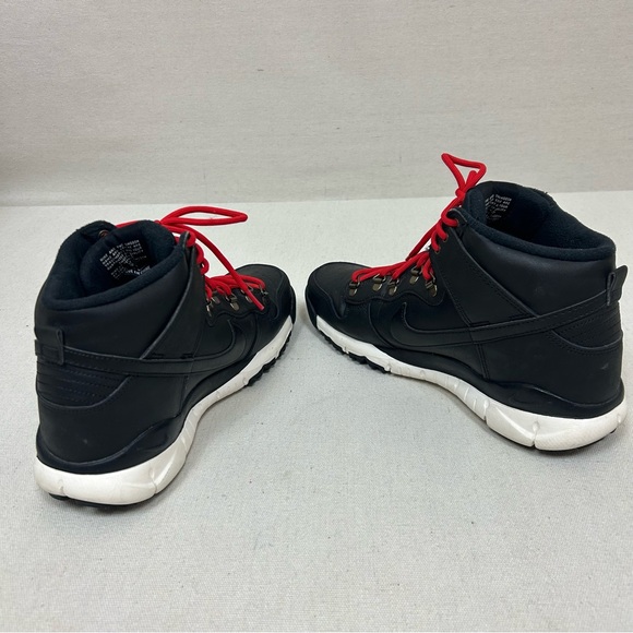 Nike Black and Red High-Top Sneakers - Picture 5 of 11